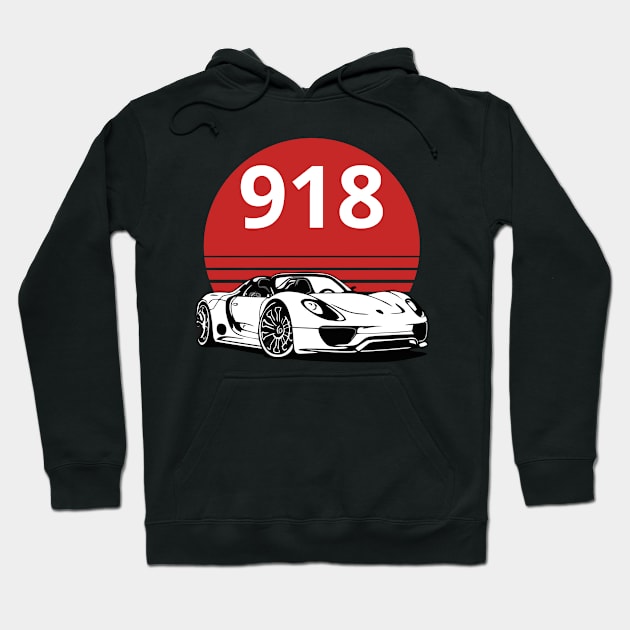 porsche 918 spyder Hoodie by artoriaa